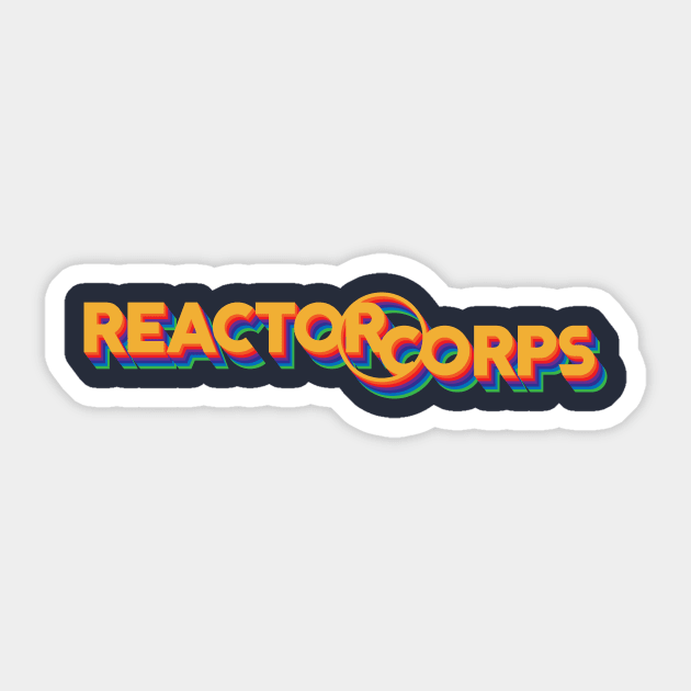 Reactor Corps Rainbow logo Sticker by TheWhatnauts